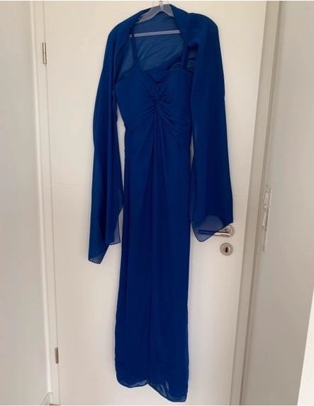 Ballkleid / Abendkleid königsblau, 1 x getragen, Gr. 36 in Dänischenhagen
