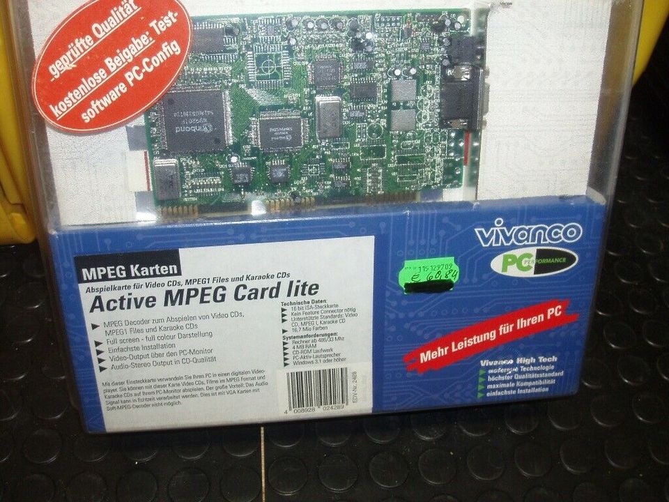 ACTIVE MPEG CARD LITE ******NEU ORIGINAL VERPACKT********(1) in München