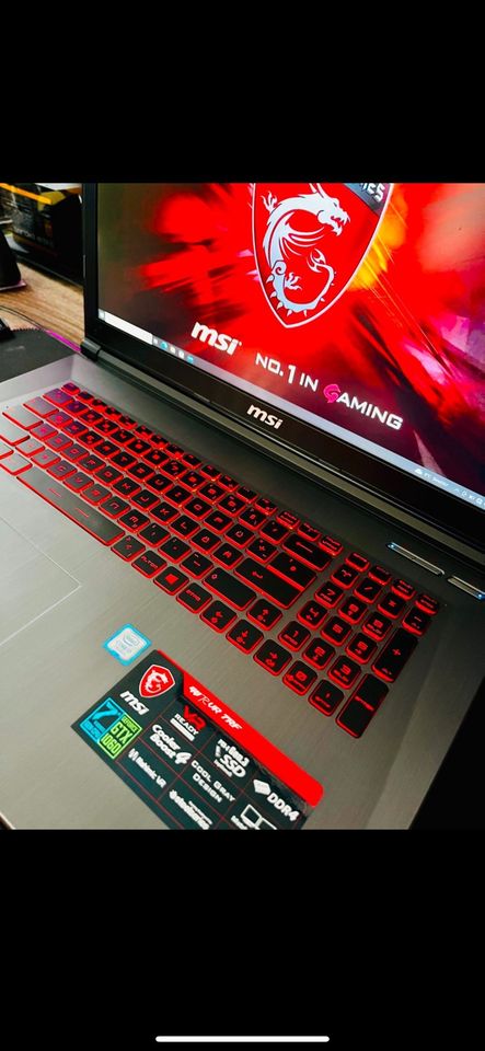 MSI Gaming 17,3" FHD Notebook GTX1060 6GB Intel i7-7700HQ 16GB in Hannover