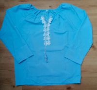 Tunika Langarm Sommer Bluse Gr.48 Hellblau Nordrhein-Westfalen - Herne Vorschau