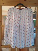 Bluse Street One Gr 42 weiss gemustert Nordrhein-Westfalen - Wenden Vorschau