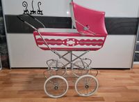 Großer DDR Puppenwagen pink 80cm Schiebegriff Höhe Leipzig - Stötteritz Vorschau