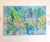 Acryl, Wandbild Leinwand Moderne Kunst Abstrakt Unikat 100 x70cm Nordrhein-Westfalen - Iserlohn Vorschau