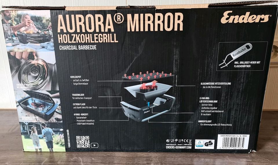 Aurora® Mirror black  Grill, Holzkohlegrill in Saarbrücken