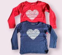 Esprit Shirt Pulli, Größe 104 110, rot blau Herz Love Bayern - Selb Vorschau