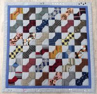 Quilt, Wandquilt, Wandbehang, Patchwork, handgequiltet, 78x78 cm Bayern - Wörthsee Vorschau