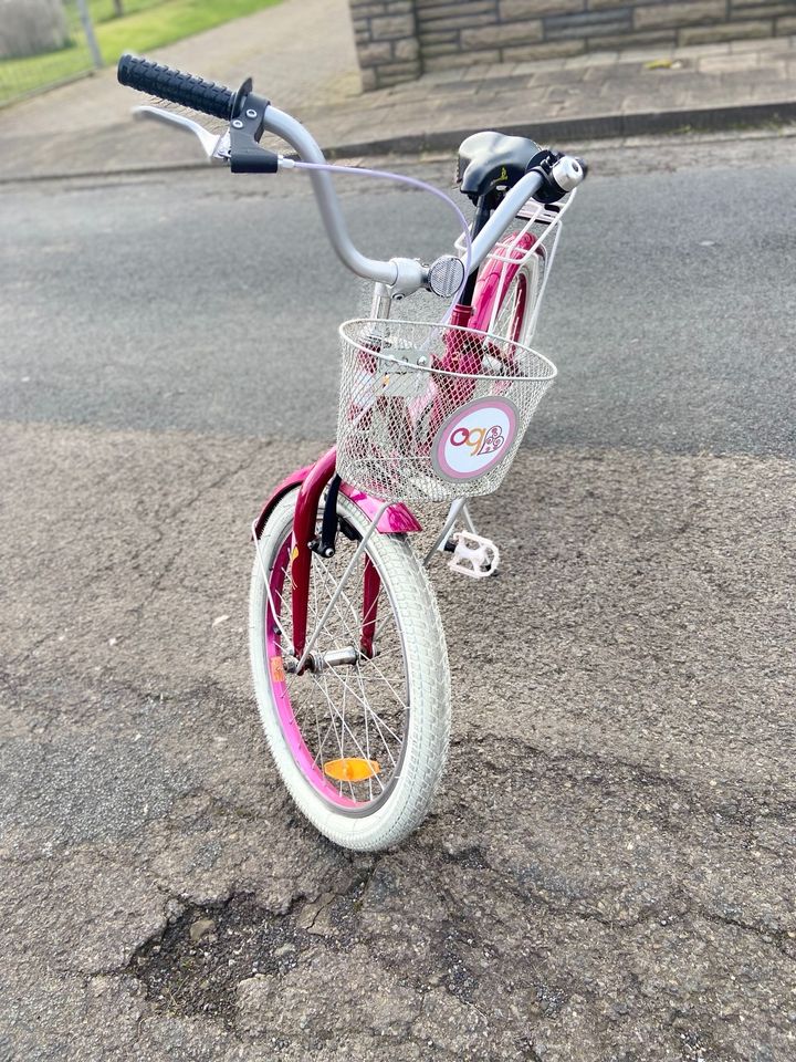Pinkes Fahrrad in Hoya