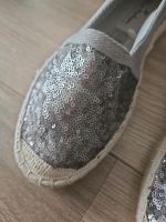 Schuhe Espadrilles Gr. 39 silber Baden-Württemberg - Wyhl Vorschau