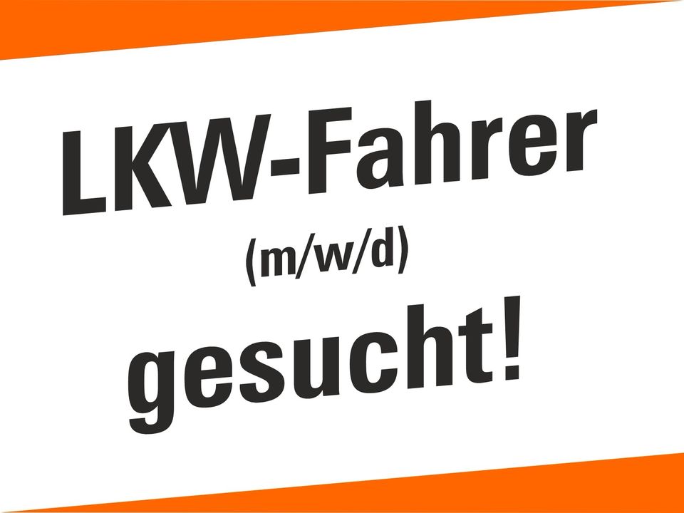 LKW-Fahrer 12-T (m/d/w) für Tagestour im Nahverkehr in Gersthofen