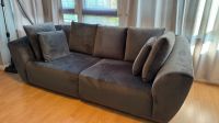 smart Big Sofa Krista von Höffner mit Federkern- Samt Anthrazit Düsseldorf - Flingern Nord Vorschau