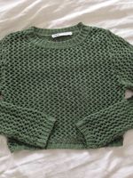 Zara crop fishnet sweater Pullover grün Lochstrick glam neu top Nordrhein-Westfalen - Ratingen Vorschau