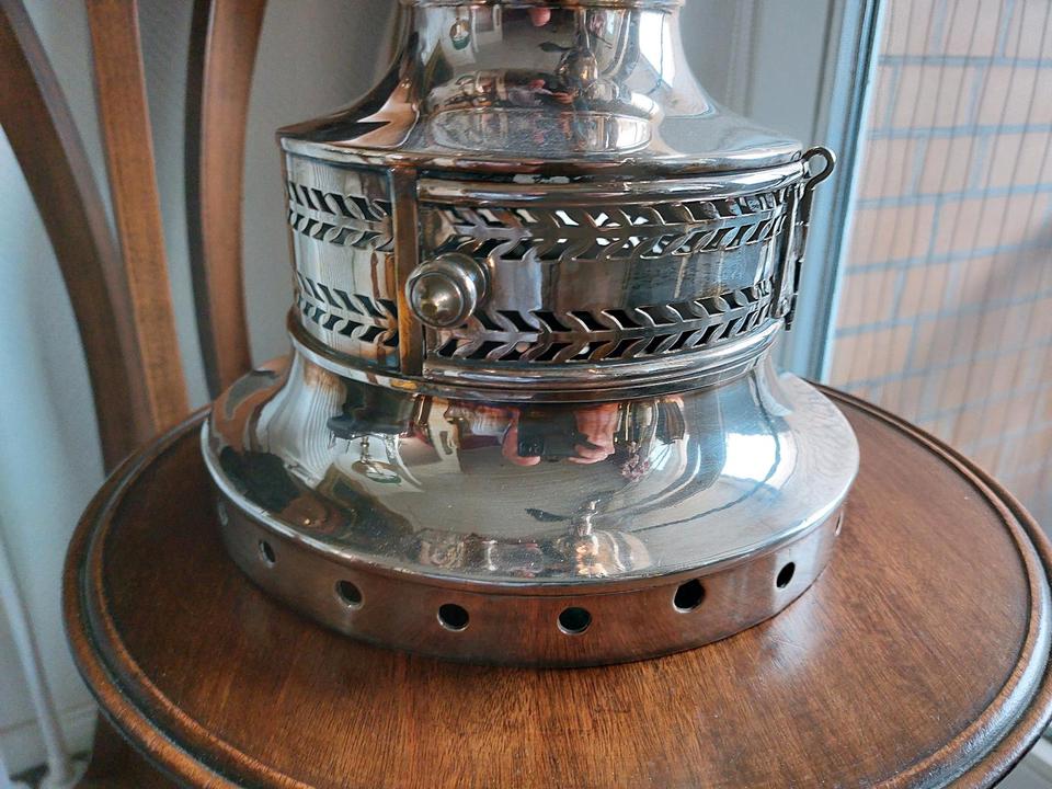 Samowar Kaffee Rechaud Versilbert England Hawkins in Hamburg