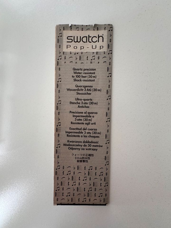 SWATCH - Melody by Paulo Mendonca - OVP in Johanngeorgenstadt