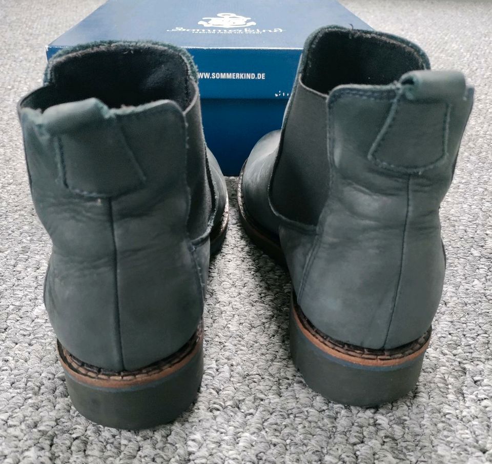 Sommerkind Chelsea Boots Gr. 38 Nubuk Leder *Neuwertig* in Samtens