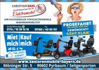 Senjorenmobil elektromobil Verkauf Vermietung Reparatur Wartung Bayern - Pyrbaum Vorschau