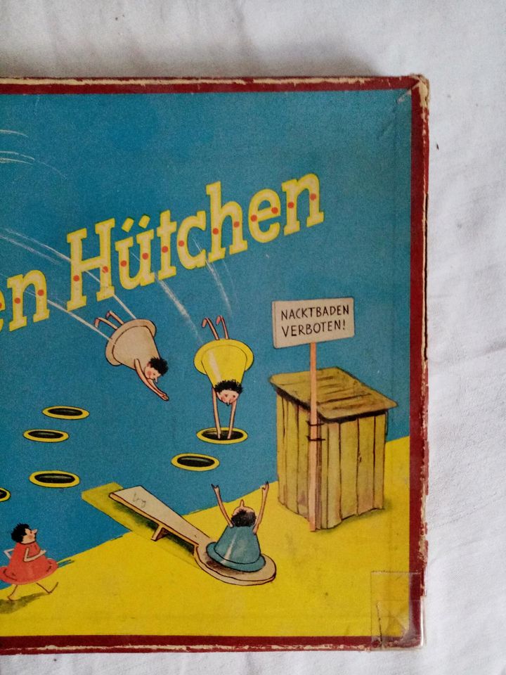 Die springenden Hütchen, antiquarisches Gesellschaftsspiel in Marburg