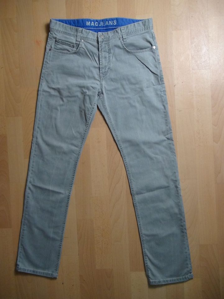 Mac Arne Pipe Herren Hose JEANS Gr. W33 L32 grau in Schwerin