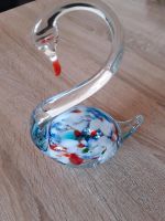 Schwan Glas 23 cm hoch Niedersachsen - Barßel Vorschau