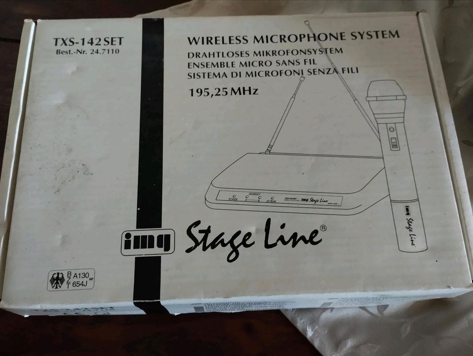 Kabelloses Mikrofon Stage Line TXS 142 Set in Malente