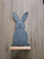 Deko Osterhase,Filz,grau,Holz,51x25cm,Ostern,Hase Nordrhein-Westfalen - Düren Vorschau