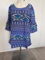 Street One 40 L blau Muster Shirt Bluse Hemd Baumwolle Oberteil Nordrhein-Westfalen - Bad Salzuflen Vorschau