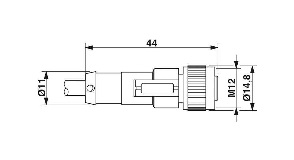 Phoenix Sensor-/Aktor Kabel SAC-4P- 5,0-PUR/M12FS –5m 5 Meter NEU in Ulrichstein