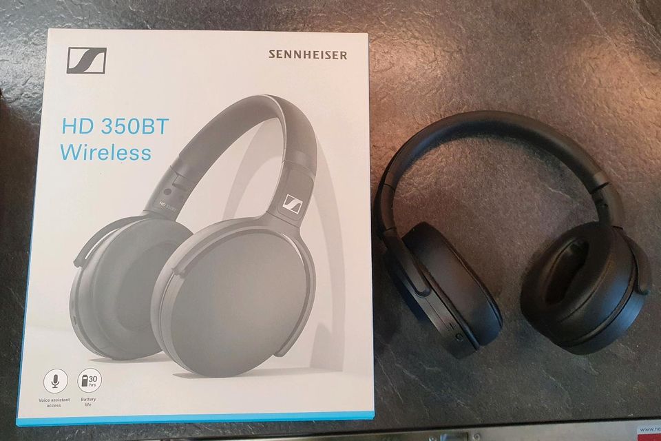 Wie neu! Sennheiser HD 350BT wireless Bluetooth Kopfhörer Headset in Essen