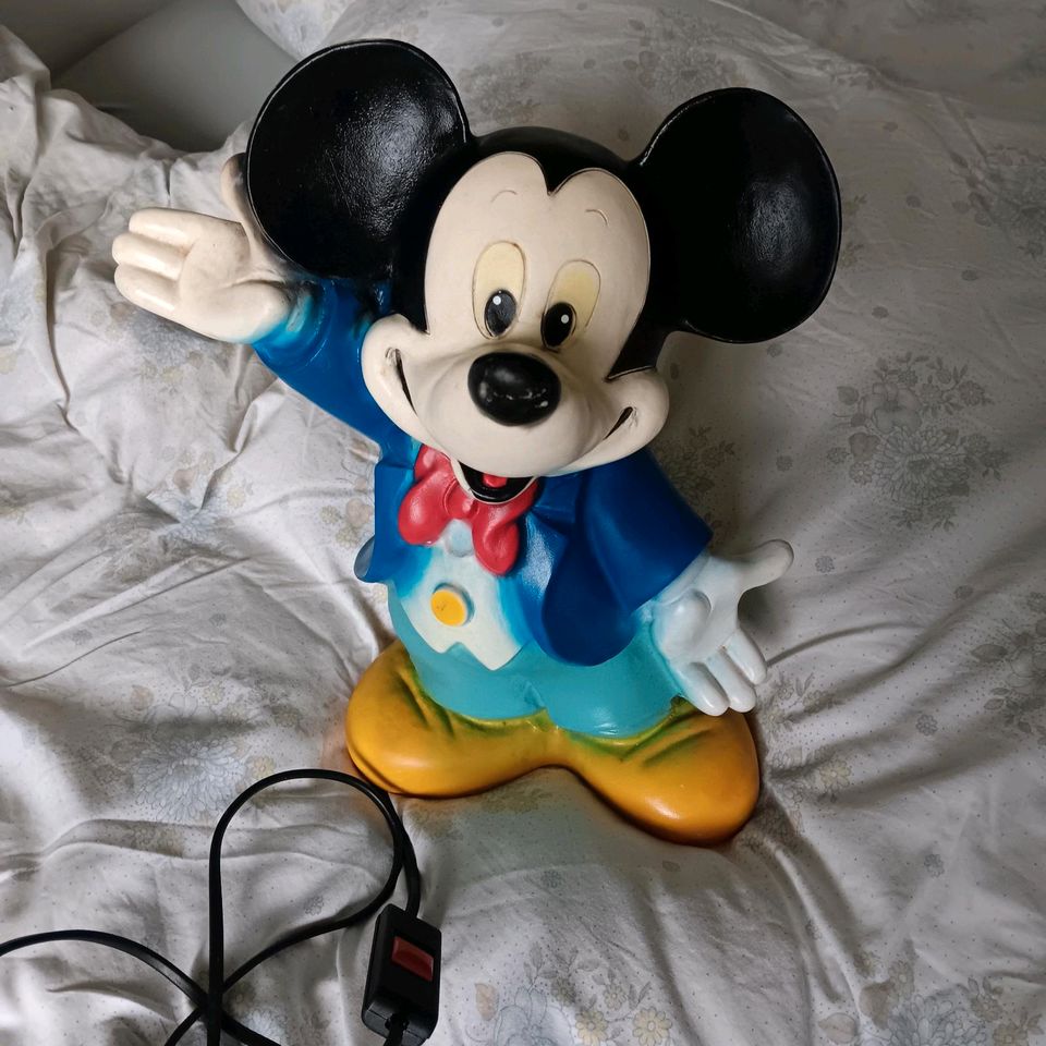 Mickey mouse micky maus lampe vintage retro 80er 80's in Aachen