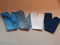 4x Jeanshosen Gr. 158 Blaue graue beige Stoffhosen Kinderkleidung Frankfurt am Main - Bergen-Enkheim Vorschau