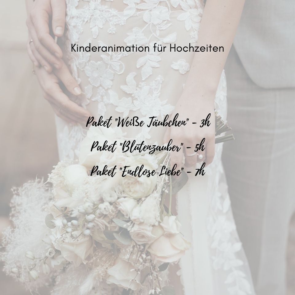 Kinderbetreuung/ Kinderanimation/ Kinderbespaßung/ Party/Hochzeit in Dresden