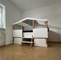Wallenfels Hüttenbett Noah mit Schubladen 90x200 weiß Hausbett Rheinland-Pfalz - Ehlscheid Vorschau