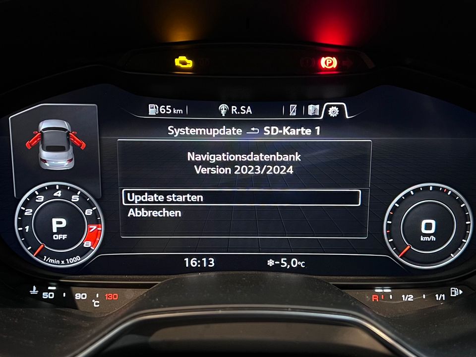 Audi TT 8S CarPlay Naviupdate Verkehrszeichenerkennung codieren in Meerane