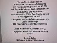 E-Scooter mit Sitz Baden-Württemberg - Mannheim Vorschau