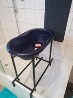 Luxus Baby Badewanne mit Gestell in Standhöhe in blau / schwarz Nordrhein-Westfalen - Burscheid Vorschau