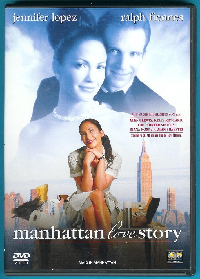 Manhattan Love Story DVD Jennifer Lopez, Ralph Fiennes NEUWERTIG in Löningen