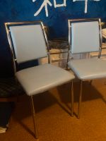 2 Stühle blau Küchenstühle Esszimmer Stuhl Bayern - Warmensteinach Vorschau