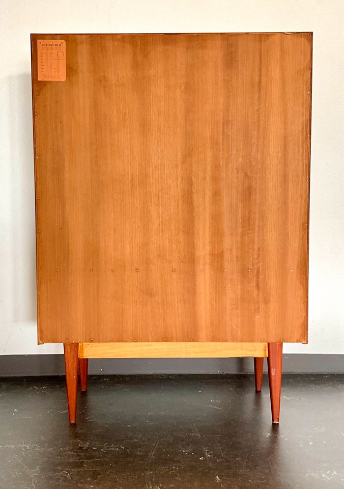 Mid-Century 60er Vintage Danish Design Teak Kommode Highboard in Hamburg