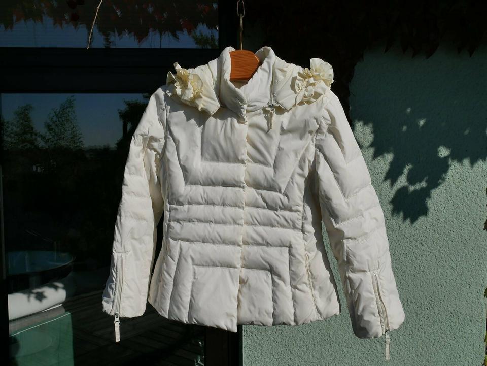MONNALISA, entzückende weiße Winterjacke, Anorak, Gr. 134 / 140 in Raunheim