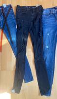 Hollister Jeans schwarz mit Löchern L30 W23 Kreis Pinneberg - Pinneberg Vorschau