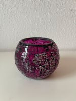 Schönes Teelicht Glas pink Mosaik ca. 10cm Baden-Württemberg - Bahlingen Vorschau