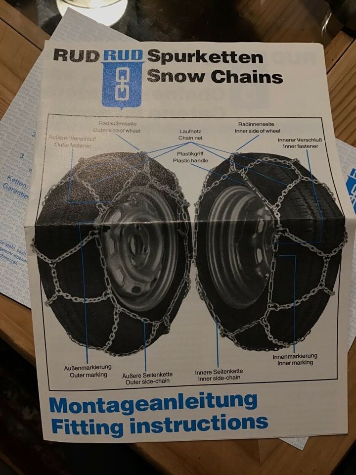 RUD-Schneeketten, neu, OVP, ungebraucht, gratis Versand in Langenau