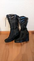 Schwarze Timberland Boots, Stiefel zum Schnüren Friedrichshain-Kreuzberg - Friedrichshain Vorschau