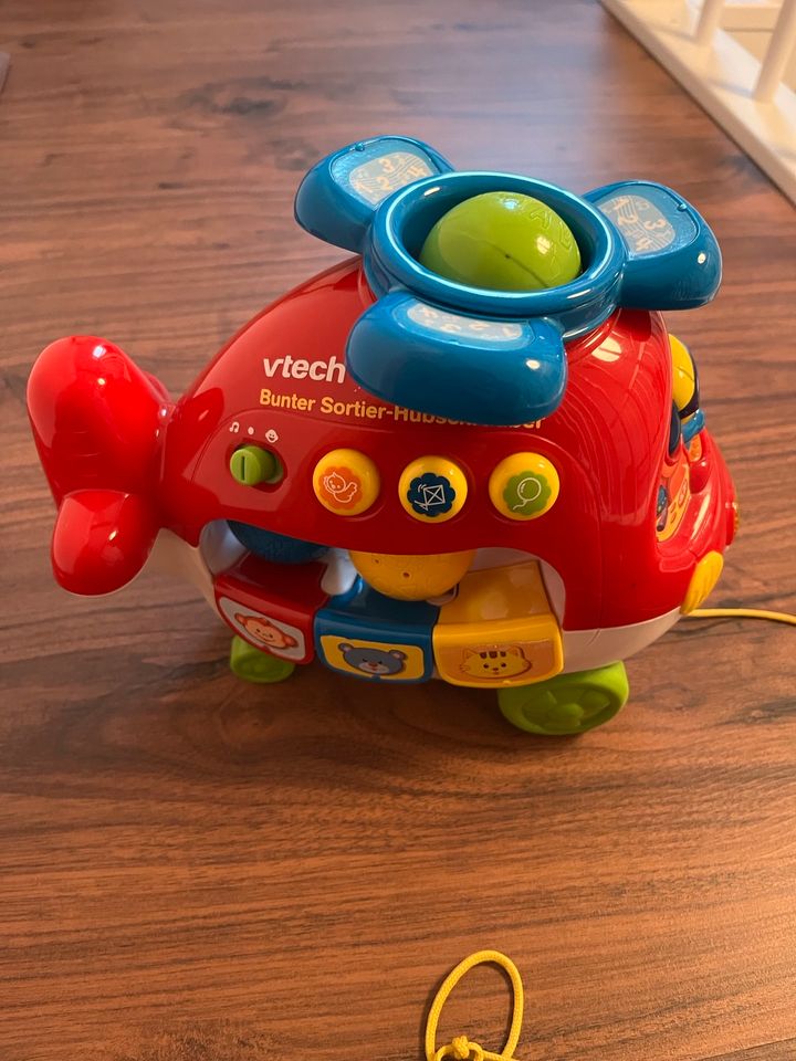 Vtech Bunter Sortierhubschrauber zum Nachziehen Weihnachten in Münchehofe