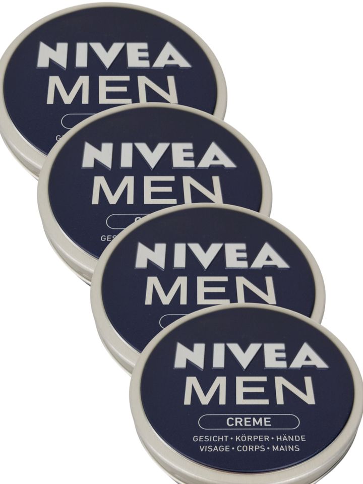 4x 75ml Nivea MEN Creme für Gesicht, Körper und Hände normale & t in Velbert