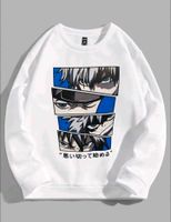 Cooler Pullover Animes weiss Gr. L Baumwolle Nordrhein-Westfalen - Velen Vorschau