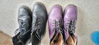 letzter Preis ♡ Martens 37 38 original England lila schwarz Leder Hessen - Hofbieber Vorschau