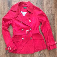 Trenchcoat, Jacke, Gr. M (L), Farbe: rot, Benetton Hamburg-Nord - Hamburg Winterhude Vorschau