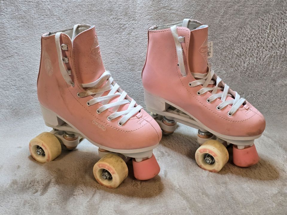 Oxelo Rollschuhe in Rosa, Größe: 37, Rollen: 34-32mm in Recklinghausen