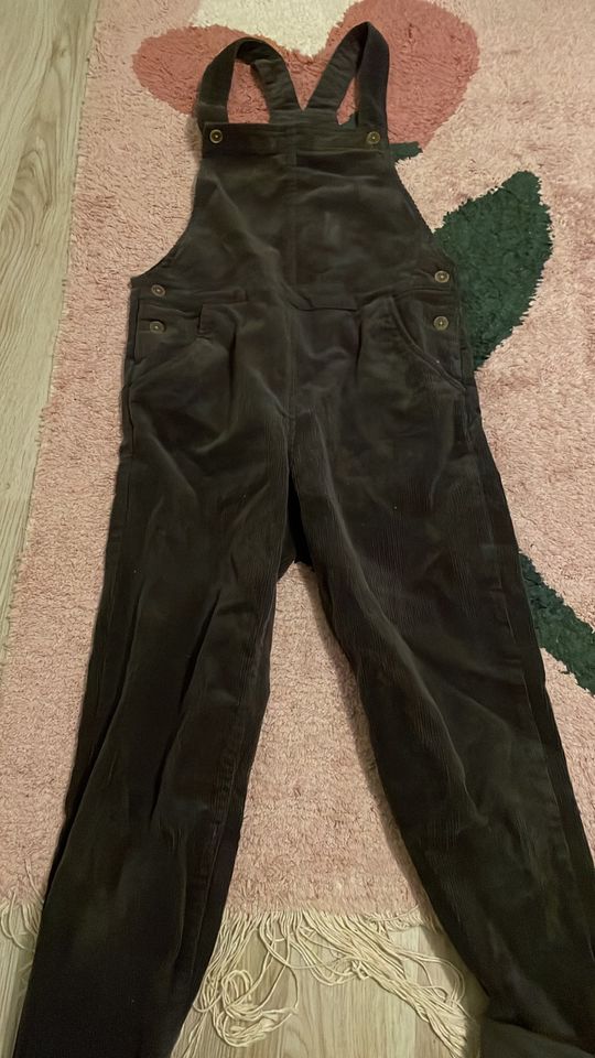 Latzhose Cord Grau h&m Neu 140 in Fünfhausen