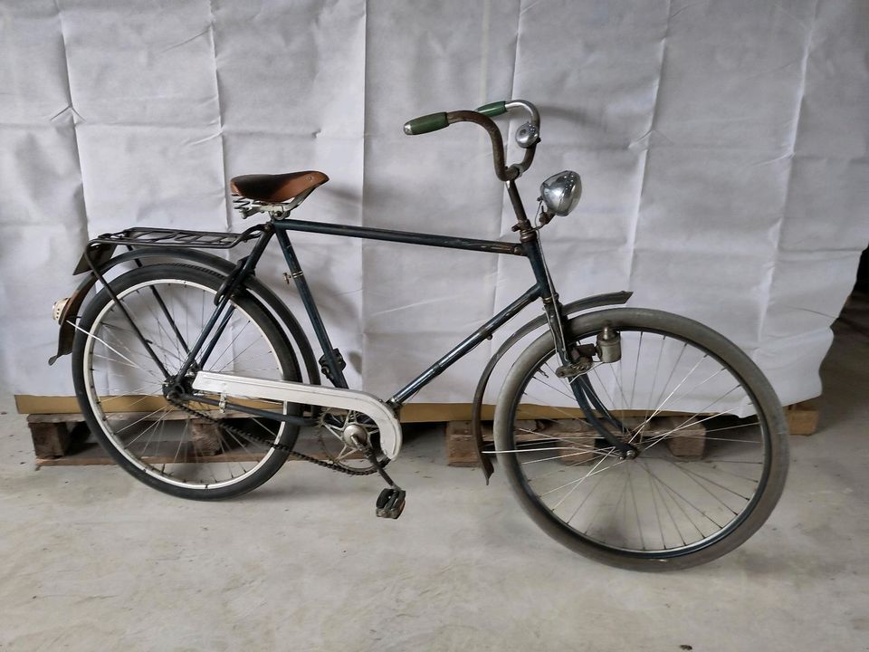 Oldtimer Fahrrad King, Moped Rahmen, Schweden in Weißenberg